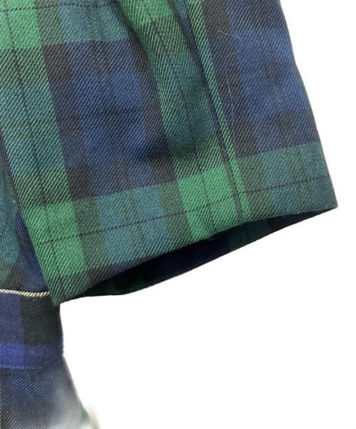 PAMEO POSE（パメオポーズ）PAMEO POSE (パメオポーズ) Plaid Ruffle Mini Dress/.プレイドラッフルミニドレス グリーン サイズ:Mの古着・服飾アイテム