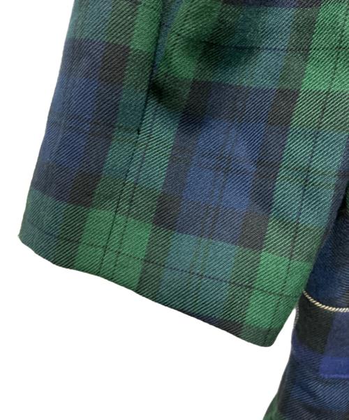 PAMEO POSE（パメオポーズ）PAMEO POSE (パメオポーズ) Plaid Ruffle Mini Dress/.プレイドラッフルミニドレス グリーン サイズ:Mの古着・服飾アイテム