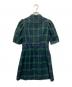 PAMEO POSE (パメオポーズ) Plaid Ruffle Mini Dress/.プレイドラッフルミニドレス グリーン サイズ:M：6000円
