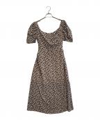 HER LIP TOハーリップトゥ）の古着「Cherry Pattern Cache-Coeur One-Piece」｜ピンク