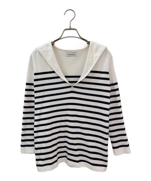 MADISON BLUE（マディソンブルー）MADISON BLUE (マディソンブルー) SAILOR BORDER L/S TEE ホワイト サイズ:01（S）の古着・服飾アイテム