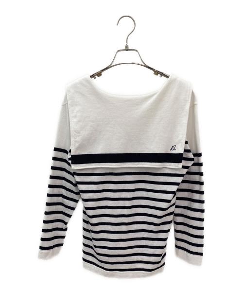 MADISON BLUE（マディソンブルー）MADISON BLUE (マディソンブルー) SAILOR BORDER L/S TEE ホワイト サイズ:01（S）の古着・服飾アイテム