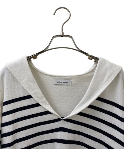 MADISON BLUE（マディソンブルー）MADISON BLUE (マディソンブルー) SAILOR BORDER L/S TEE ホワイト サイズ:01（S）の古着・服飾アイテム