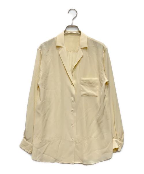 ESTNATION（エストネーション）ESTNATION (エストネーション) シルクシャツ クリーム サイズ:36の古着・服飾アイテム