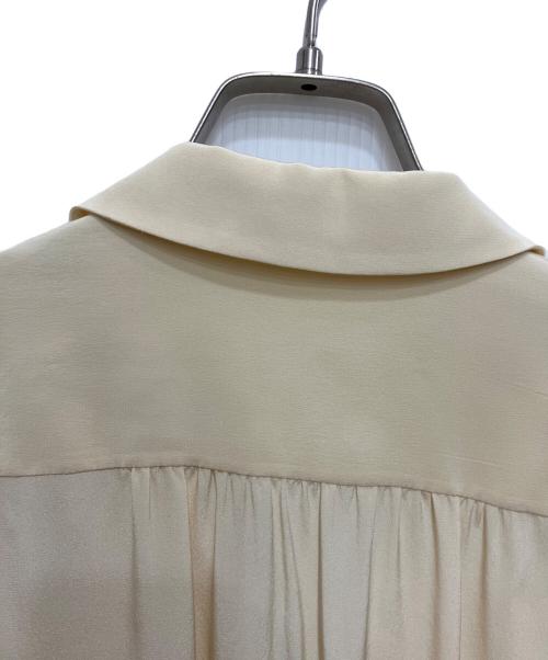 ESTNATION（エストネーション）ESTNATION (エストネーション) シルクシャツ クリーム サイズ:36の古着・服飾アイテム