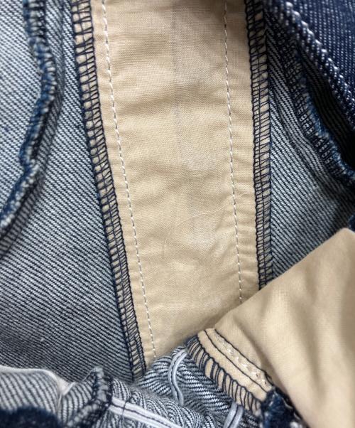 CASA FLINE（カーサフライン）CASA FLINE (カーサフライン) フロントホックデニムロングワンピース インディゴ サイズ:freeの古着・服飾アイテム