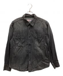 Spick and Span（スピック＆スパン）の古着「ライトオンスデニムシャツ」｜ブラック