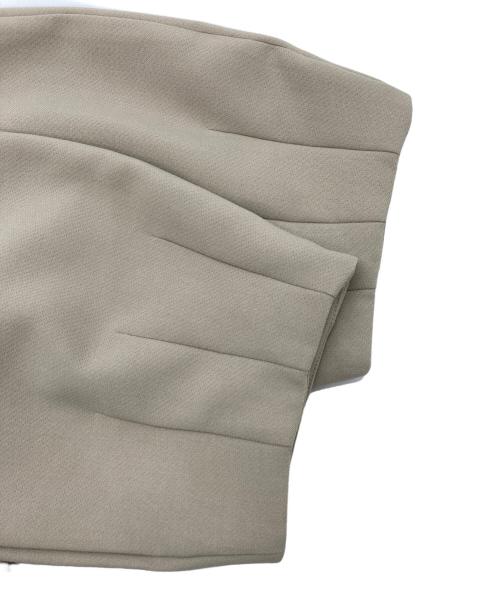 Noble（ノーブル）Noble (ノーブル) ダブルツイルコクーンワンピース ベージュ サイズ:36の古着・服飾アイテム