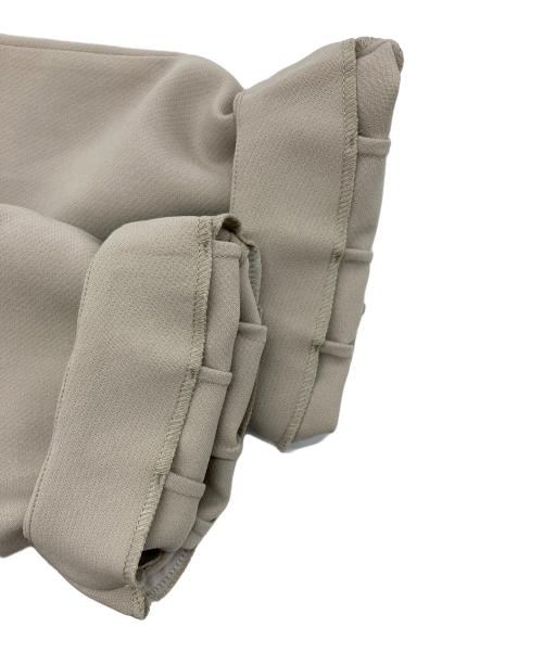 Noble（ノーブル）Noble (ノーブル) ダブルツイルコクーンワンピース ベージュ サイズ:36の古着・服飾アイテム