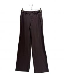 Haat isseymiyake（ハート イッセイ ミヤケ）の古着「NYLON STRETCH BOTTOM/HA61JF174」｜ブラウン