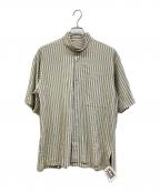 HOMME PLISSE ISSEY MIYAKEオム プリッセ イッセイ ミヤケ）の古着「STRIPE JERSEY」｜グリーン