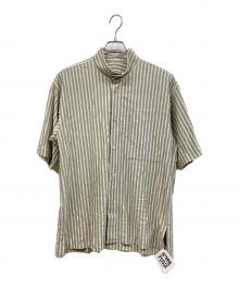 HOMME PLISSE ISSEY MIYAKE（オム プリッセ イッセイ ミヤケ）の古着「STRIPE JERSEY」｜グリーン