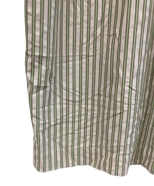 HOMME PLISSE ISSEY MIYAKE（オム プリッセ イッセイ ミヤケ）HOMME PLISSE ISSEY MIYAKE (オム プリッセ イッセイ ミヤケ) STRIPE JERSEY グリーン サイズ:2の古着・服飾アイテム