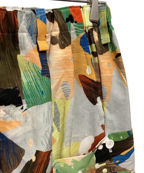 HOMME PLISSE ISSEY MIYAKE（オム プリッセ イッセイ ミヤケ）HOMME PLISSE ISSEY MIYAKE (オム プリッセ イッセイ ミヤケ) PALETTE MARBLED/パレットマーブルハーフパンツ マルチカラー サイズ:2の古着・服飾アイテム