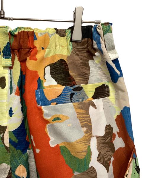 HOMME PLISSE ISSEY MIYAKE（オム プリッセ イッセイ ミヤケ）HOMME PLISSE ISSEY MIYAKE (オム プリッセ イッセイ ミヤケ) PALETTE MARBLED/パレットマーブルハーフパンツ マルチカラー サイズ:2の古着・服飾アイテム