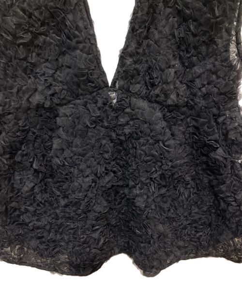 Mystrada（マイストラーダ）Mystrada (マイストラーダ) デコラチュールブラウス ブラック サイズ:38の古着・服飾アイテム