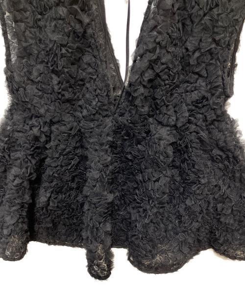 Mystrada（マイストラーダ）Mystrada (マイストラーダ) デコラチュールブラウス ブラック サイズ:38の古着・服飾アイテム