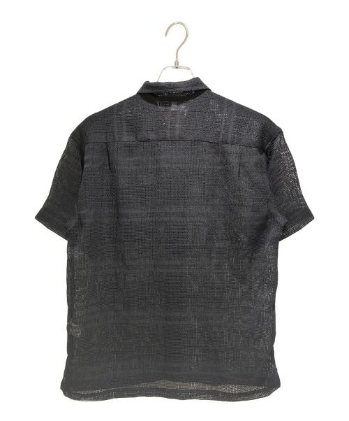 SUPREME（シュプリーム）SUPREME (シュプリーム) Mesh Stripe S/S Shirt/半袖メッシュシャツ ブラック サイズ:Sの古着・服飾アイテム