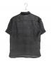 SUPREME (シュプリーム) Mesh Stripe S/S Shirt/半袖メッシュシャツ ブラック サイズ:S：20000円