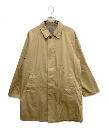 JOURNAL STANDARD（ジャーナルスタンダード）の古着「チェック リバーシブル ステンカラー コート」｜ベージュ