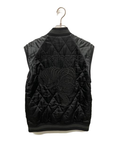NUMBER (N)INE（ナンバーナイン）NUMBER (N)INE (ナンバーナイン) ナンバーナイン/シルクスカジャン04S/S DREAM BABY DREAM/アーカイブ ブラック サイズ:2の古着・服飾アイテム
