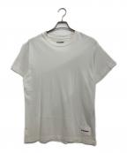 JIL SANDER+ジルサンダープラス）の古着「ロゴラベル Tシャツ」｜ホワイト