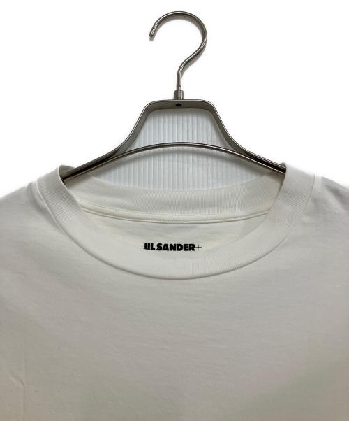 JIL SANDER+（ジルサンダープラス）JIL SANDER+ (ジルサンダープラス) ロゴラベル Tシャツ ホワイト サイズ:Sの古着・服飾アイテム
