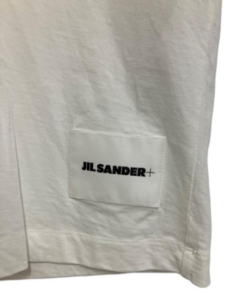 JIL SANDER+（ジルサンダープラス）JIL SANDER+ (ジルサンダープラス) ロゴラベル Tシャツ ホワイト サイズ:Sの古着・服飾アイテム