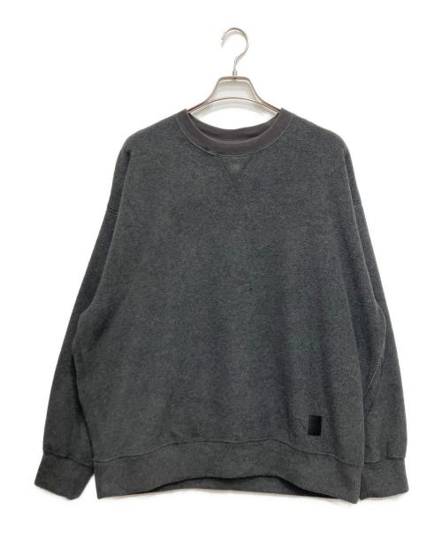 O-（オー）O- (オー) FREE SWEATSHIRT グレー サイズ:XLの古着・服飾アイテム