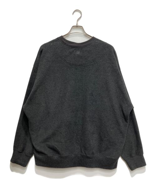 O-（オー）O- (オー) FREE SWEATSHIRT グレー サイズ:XLの古着・服飾アイテム