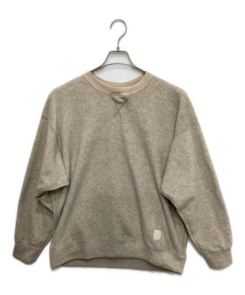 O-（オー）O- (オー) FREE SWEATSHIRT ナチュラル サイズ:XLの古着・服飾アイテム