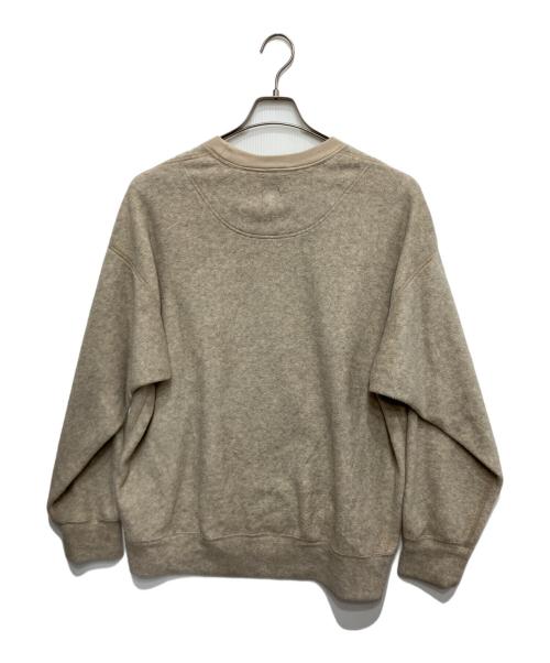 O-（オー）O- (オー) FREE SWEATSHIRT ナチュラル サイズ:XLの古着・服飾アイテム