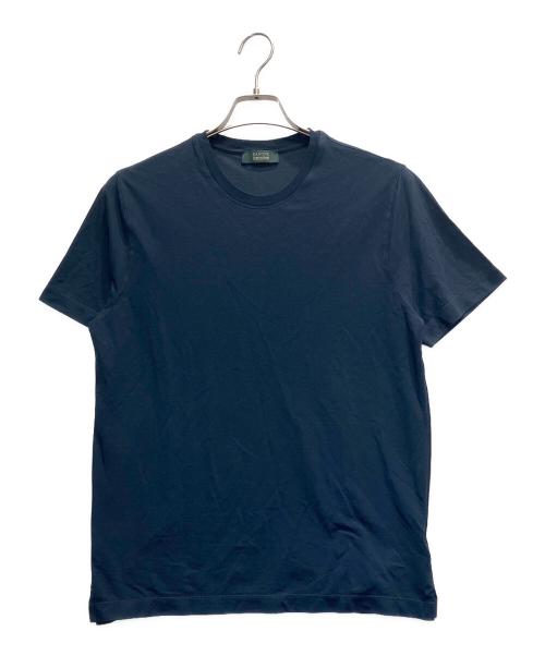 Zanone（ザノーネ）Zanone (ザノーネ) アイスコットンクレープS/Sクルーネックカットソー ネイビー サイズ:46 未使用品の古着・服飾アイテム