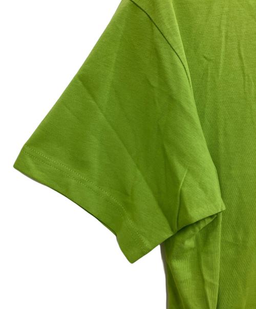 LACOSTE（ラコステ）LACOSTE (ラコステ) COMME des GARCONS SHIRT (コムデギャルソンシャツ) 変形TEE グリーン サイズ:S 未使用品の古着・服飾アイテム