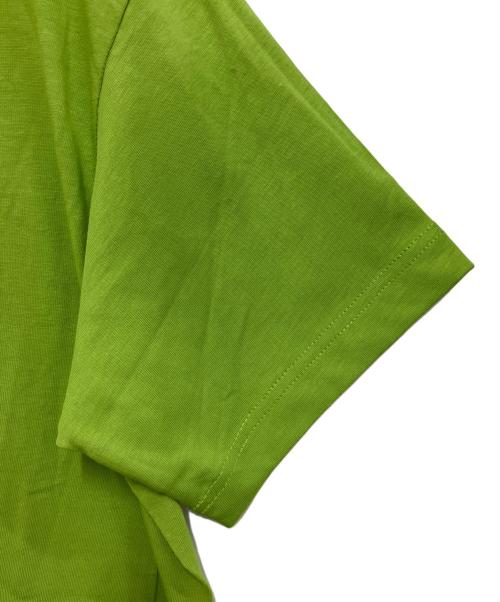 LACOSTE（ラコステ）LACOSTE (ラコステ) COMME des GARCONS SHIRT (コムデギャルソンシャツ) 変形TEE グリーン サイズ:S 未使用品の古着・服飾アイテム