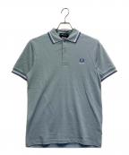 FRED PERRY×PALACEフレッドペリー×パレス）の古着「ポロシャツ」｜スカイブルー