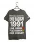GOODENOUGH (グッドイナフ) Infinite Archives (インフィナイトアーカイブズ) END RACISM TEE (エンド レイシズム ティー シャツ) グレー サイズ:S：8000円