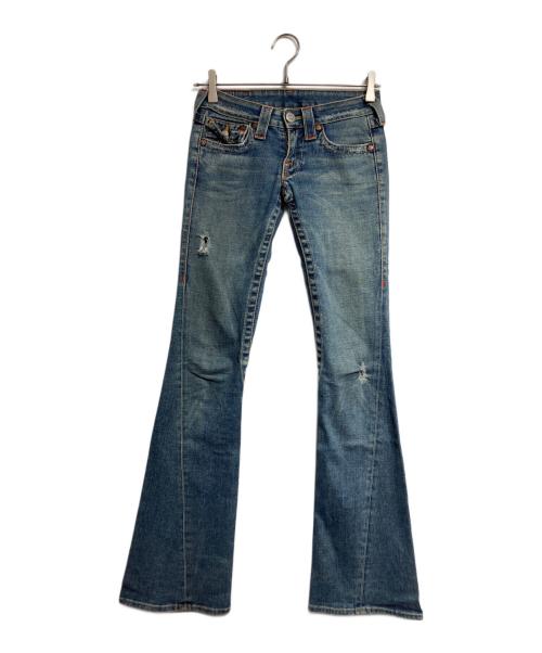 TRUE RELIGION（トゥルー レリジョン）TRUE RELIGION (トゥルー レリジョン) フレアデニム インディゴ サイズ:61CM(w24)の古着・服飾アイテム