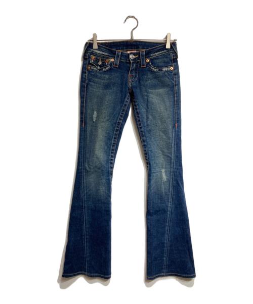 TRUE RELIGION（トゥルー レリジョン）TRUE RELIGION (トゥルー レリジョン) フレアデニム インディゴ サイズ:W24(61ｃｍ)の古着・服飾アイテム