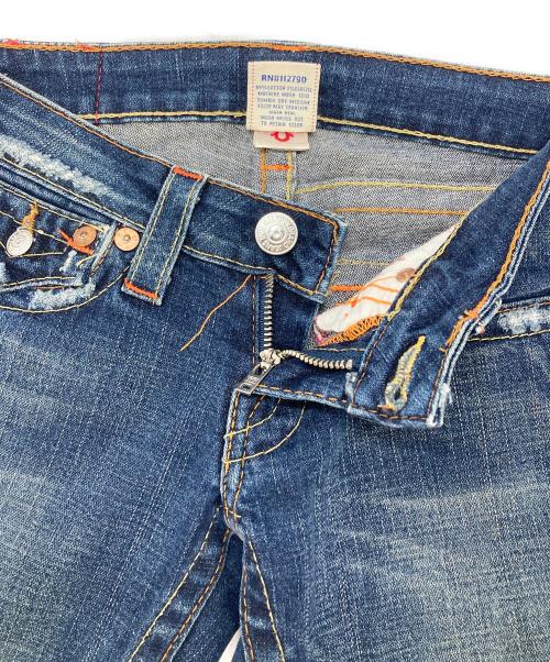 TRUE RELIGION（トゥルー レリジョン）TRUE RELIGION (トゥルー レリジョン) フレアデニム インディゴ サイズ:W24(61ｃｍ)の古着・服飾アイテム