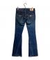 TRUE RELIGION (トゥルー レリジョン) フレアデニム インディゴ サイズ:W24(61ｃｍ)：7000円
