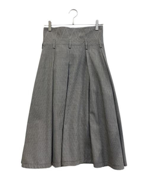 support surface（サポートサーフェス）support surface (サポートサーフェス) 千鳥ラップスカート ブラック サイズ:１の古着・服飾アイテム