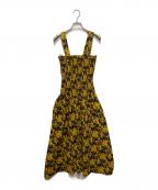 PROENZA SCHOULERプロエンザ スクーラー）の古着「Sunflower Poplin Smocked Dress」｜マスタード