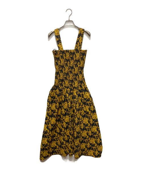 PROENZA SCHOULER（プロエンザ スクーラー）PROENZA SCHOULER (プロエンザ スクーラー) Sunflower Poplin Smocked Dress マスタード サイズ:2 未使用品の古着・服飾アイテム