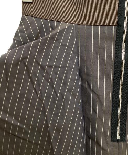 support surface（サポートサーフェス）support surface (サポートサーフェス) ラッフルドレープスカート ブラウン サイズ:１の古着・服飾アイテム