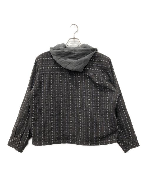 PERVERZE（パーバーズ）PERVERZE (パーバーズ) Double Puffer Shirt ブラウン サイズ:FREEの古着・服飾アイテム