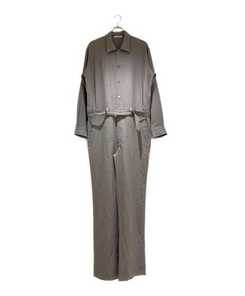 AURALEE（オーラリー）AURALEE (オーラリー) SUPER LIGHT WOOL JUMPSUIT ライトブラウン サイズ:5の古着・服飾アイテム