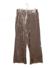 journal standard luxe（ジャーナルスタンダード ラックス）の古着「ベロア イージーパンツ」｜グレー