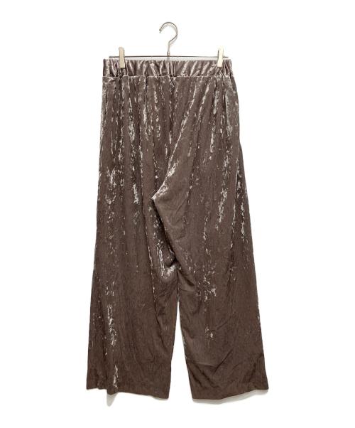 journal standard luxe（ジャーナルスタンダード ラックス）journal standard luxe (ジャーナルスタンダード ラックス) ベロア イージーパンツ グレー サイズ:freeの古着・服飾アイテム