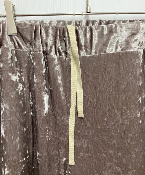 journal standard luxe（ジャーナルスタンダード ラックス）journal standard luxe (ジャーナルスタンダード ラックス) ベロア イージーパンツ グレー サイズ:freeの古着・服飾アイテム